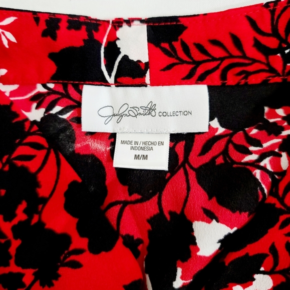 JJulia Smith flowered blouse  size M - Picture 6 of 6